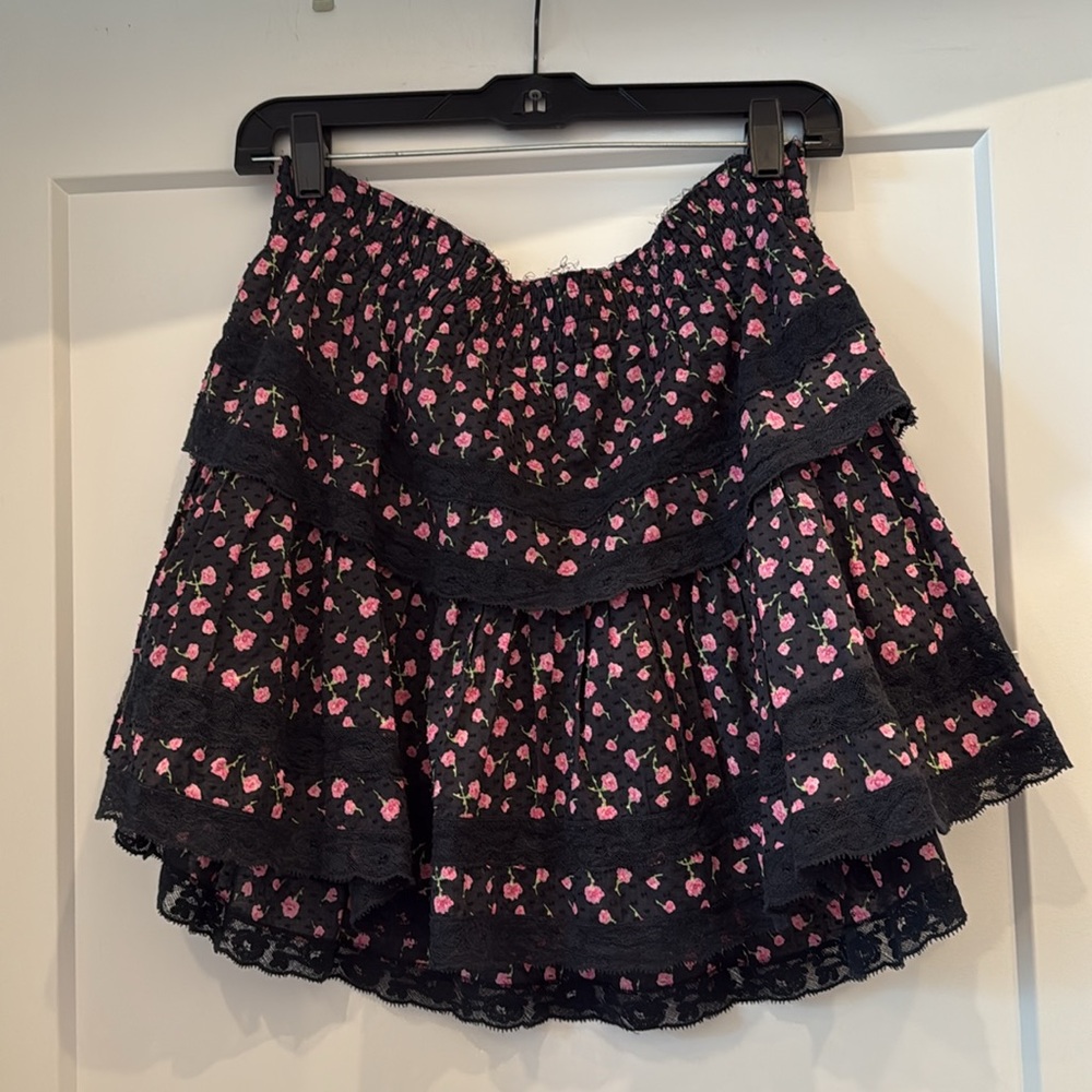 Loveshackfancy Ruffle Mini Skirt - Picture 2 of 4